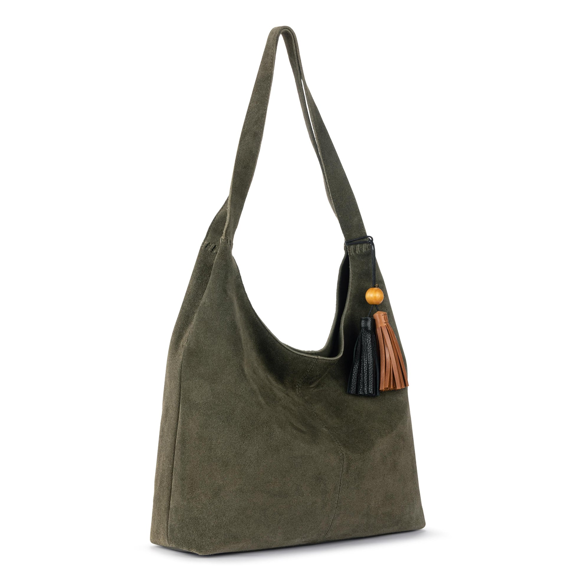 The Sak Huntley Hobo Leather - |Moss Suede|
