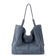 Los Feliz Large Tote - Leather - Maritime Suede
