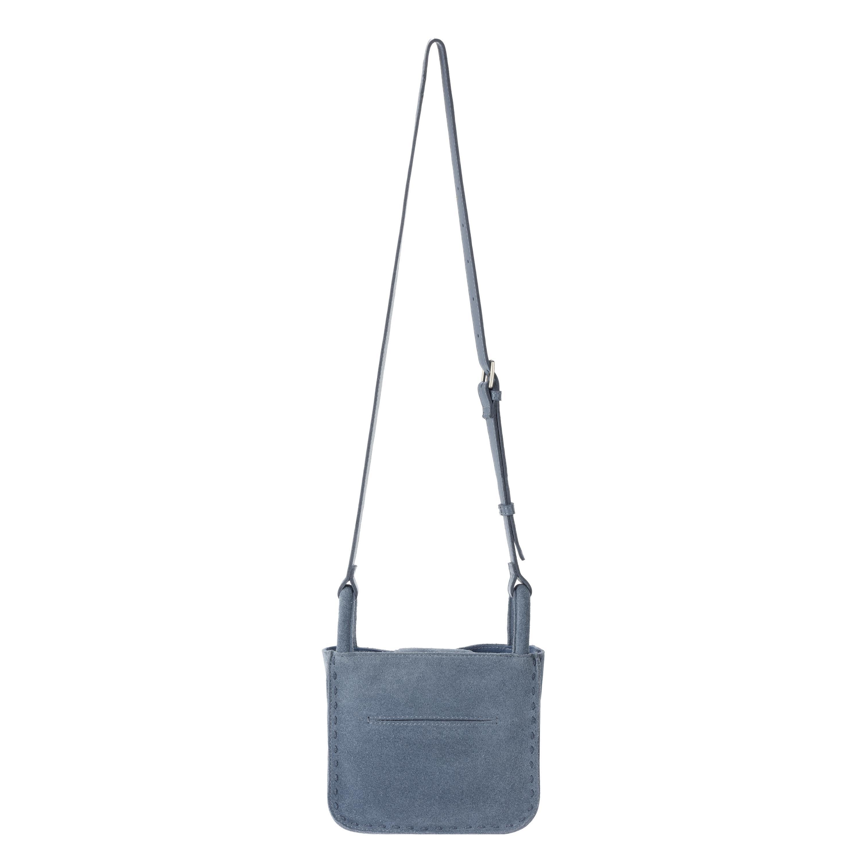 The Sak Los Feliz Mini Crossbody - Leather - Maritime Suede