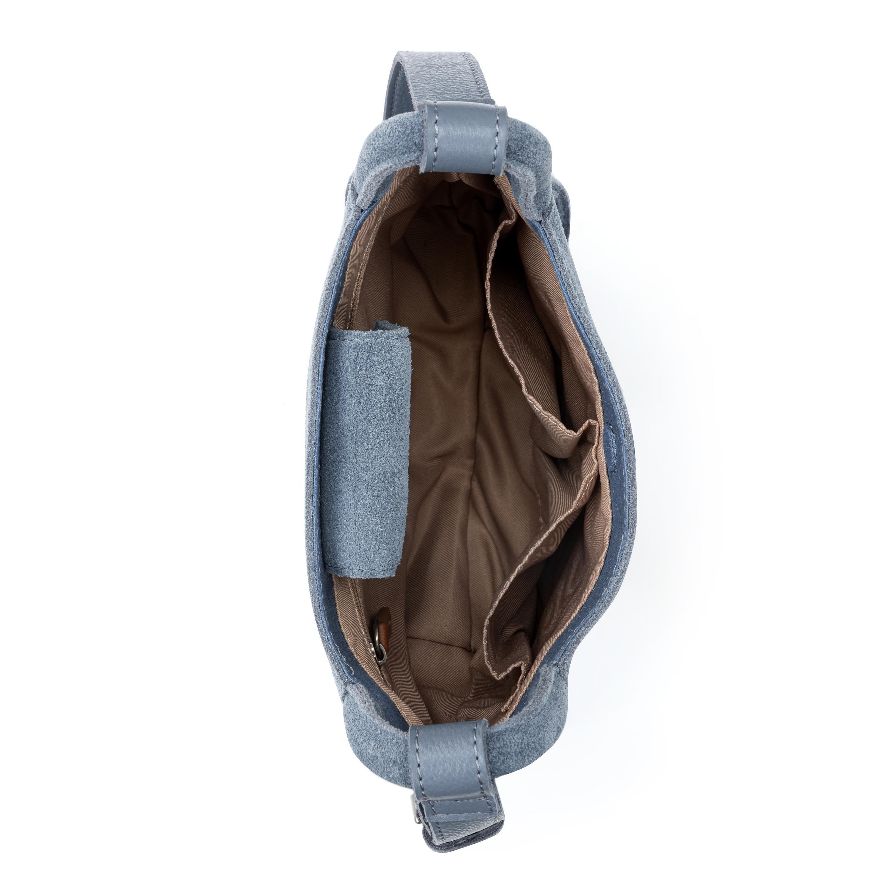 The Sak Los Feliz Mini Crossbody - Leather - Maritime Suede