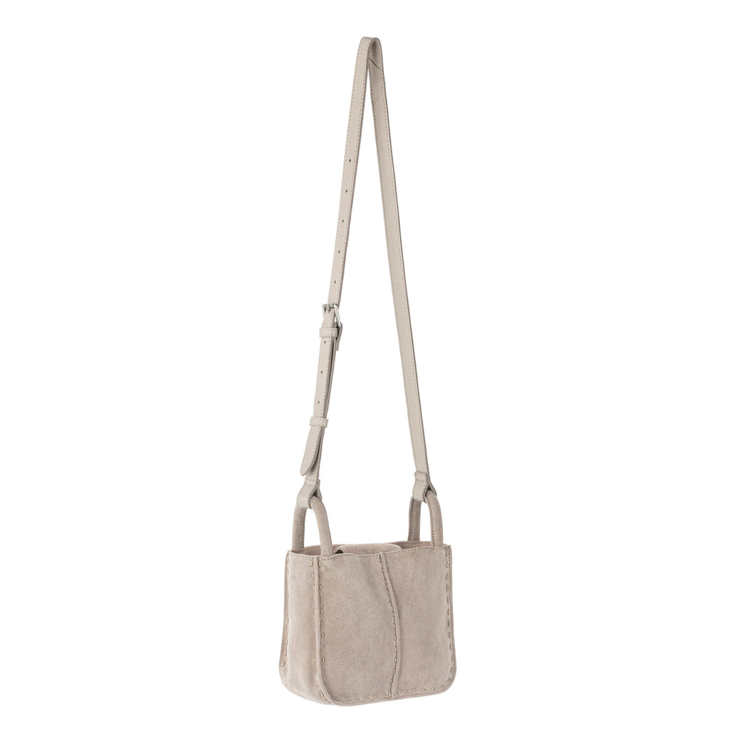 The Sak Los Feliz Mini Crossbody - Leather - Sand Suede