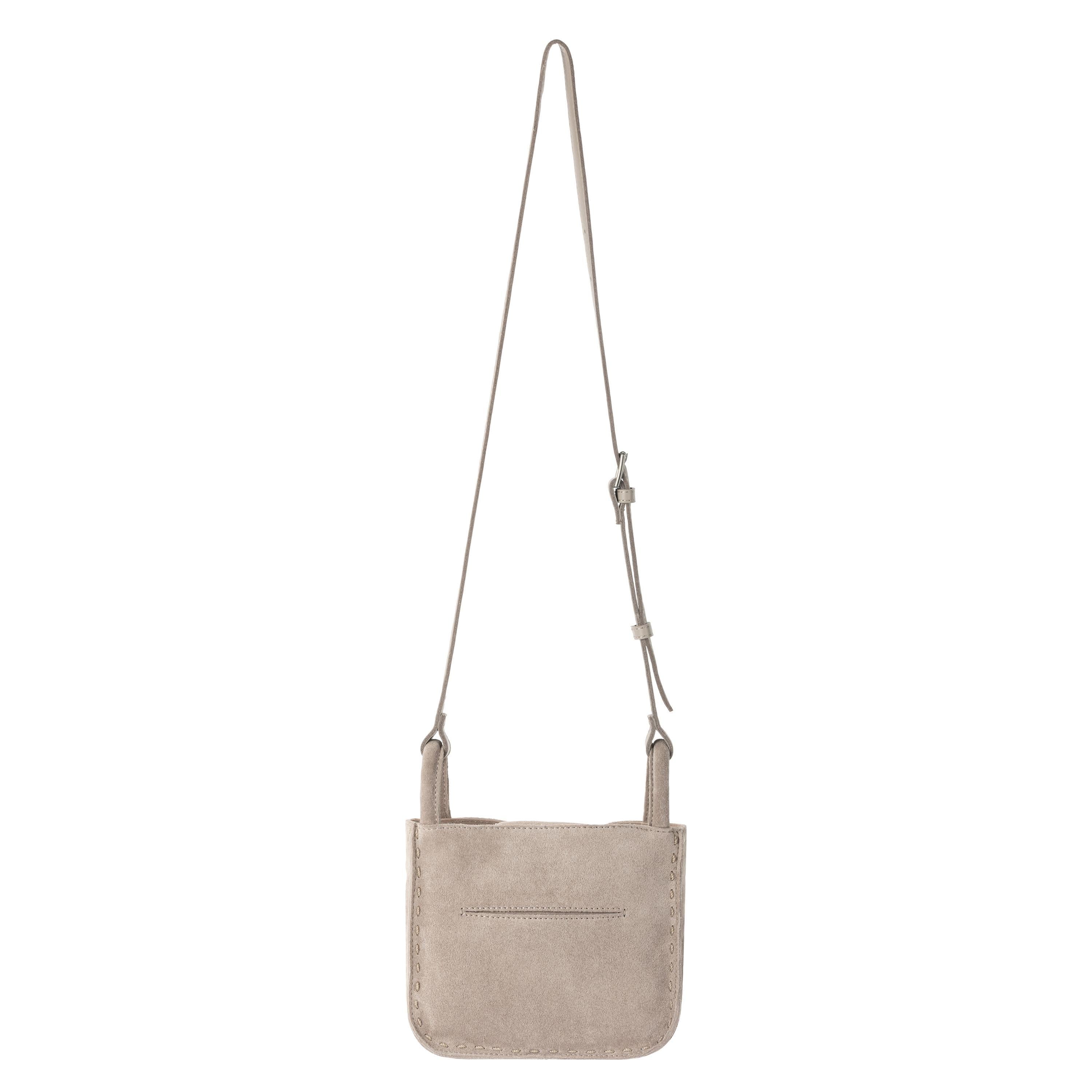 The Sak Los Feliz Mini Crossbody - Leather - Sand Suede