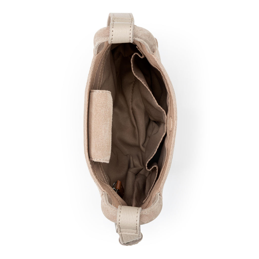 The Sak Los Feliz Mini Crossbody - Leather - Sand Suede