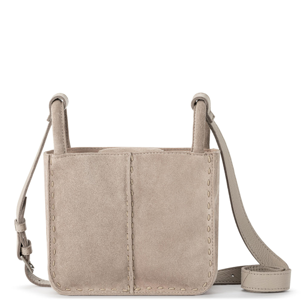 The Sak Los Feliz Mini Crossbody - Leather - Sand Suede