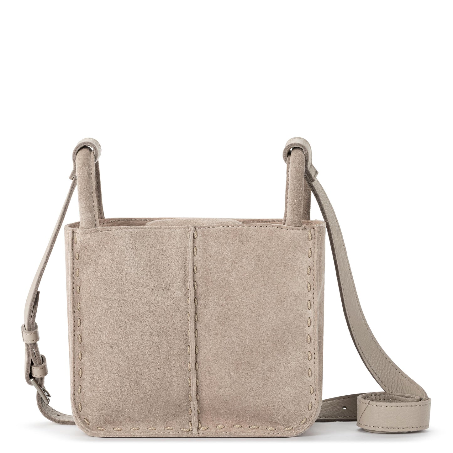 The Sak Los Feliz Mini Crossbody Leather - |Sand Suede|