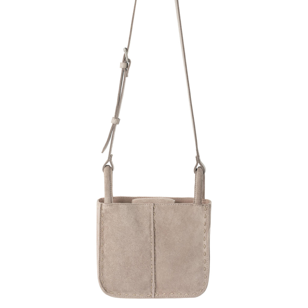 The Sak Los Feliz Mini Crossbody - Leather - Sand Suede