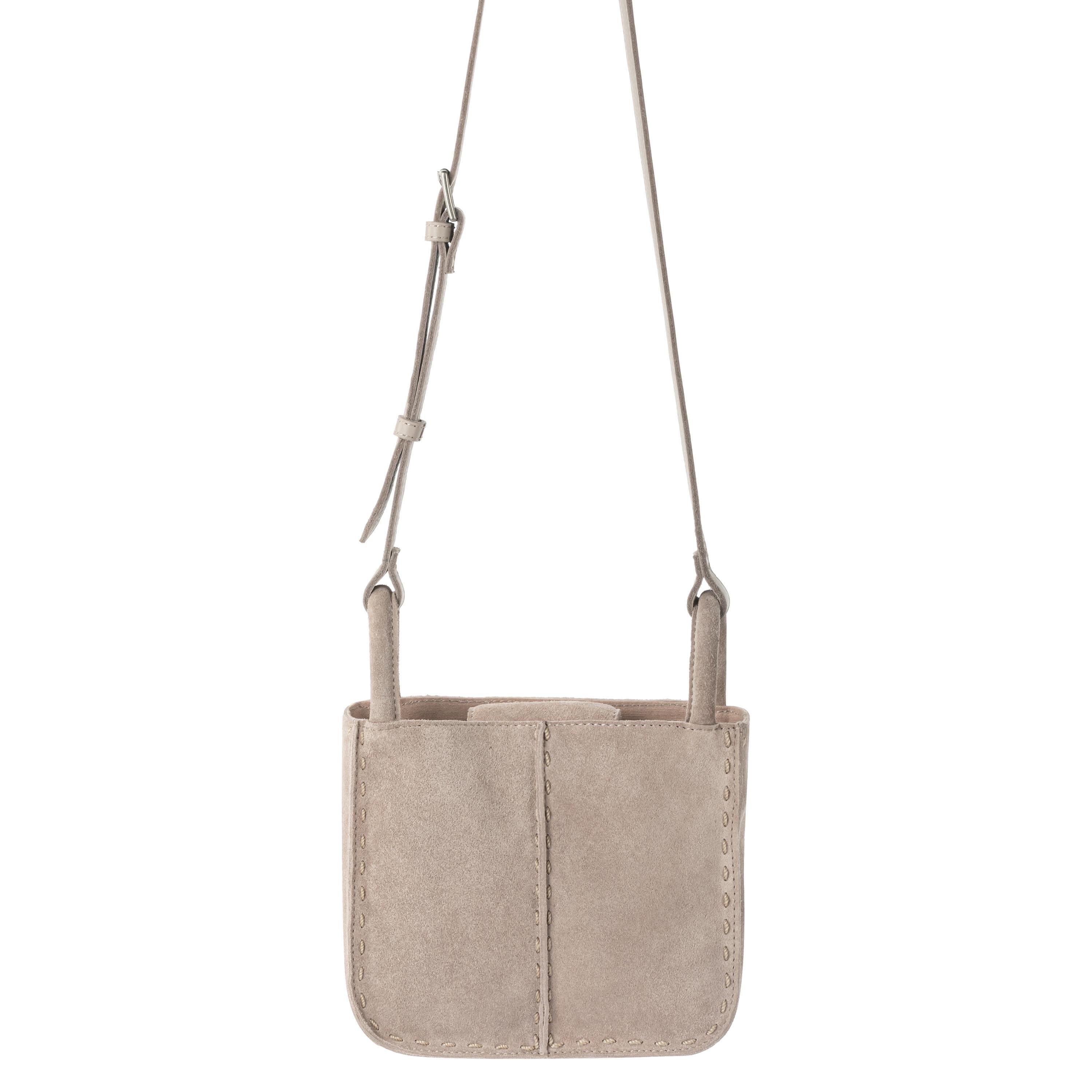 The Sak Los Feliz Mini Crossbody - Leather - Sand Suede