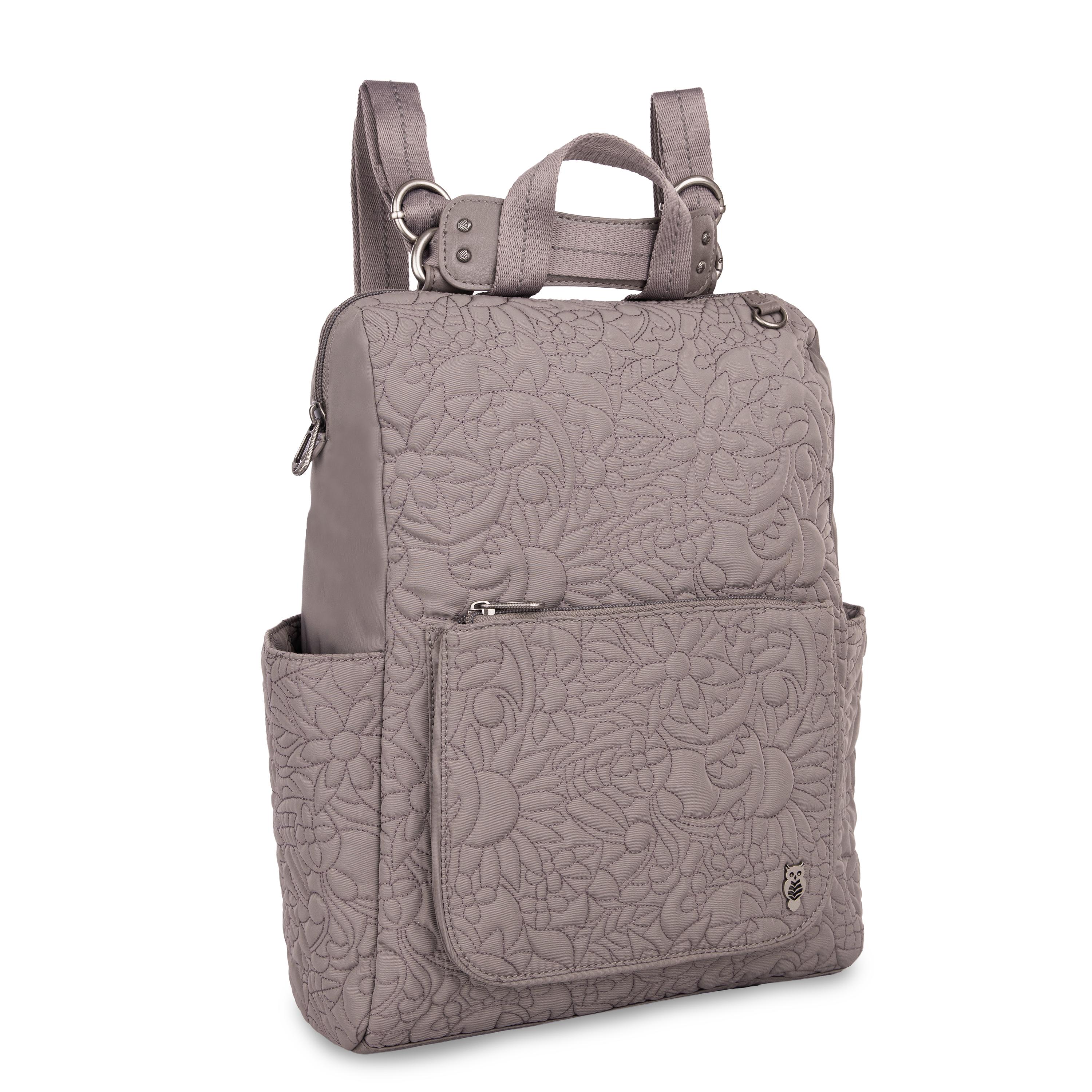 Sakroots Loyola Backpack - EcoTwill - Mushroom Spirit Desert Quilted