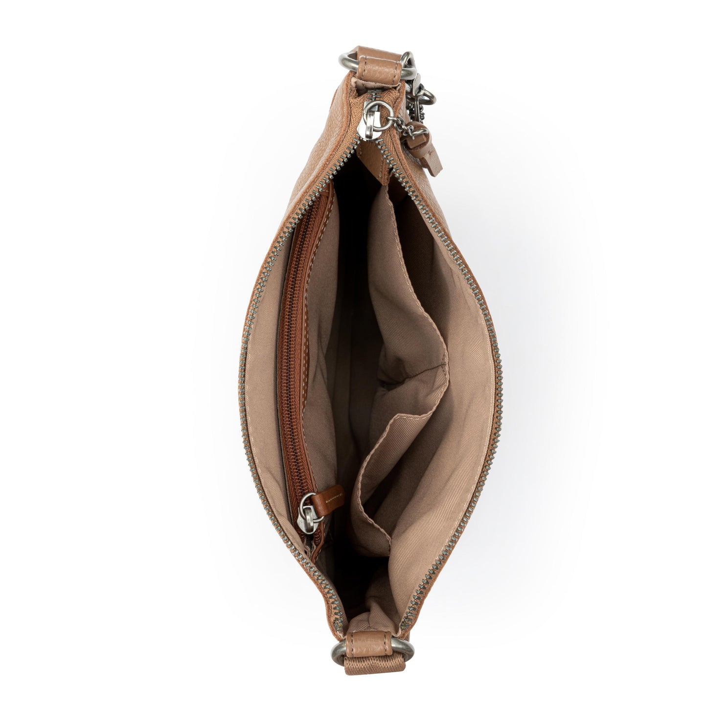 The Sak Lucia Crossbody Leather - |Chestnut Multi Eyelet|
