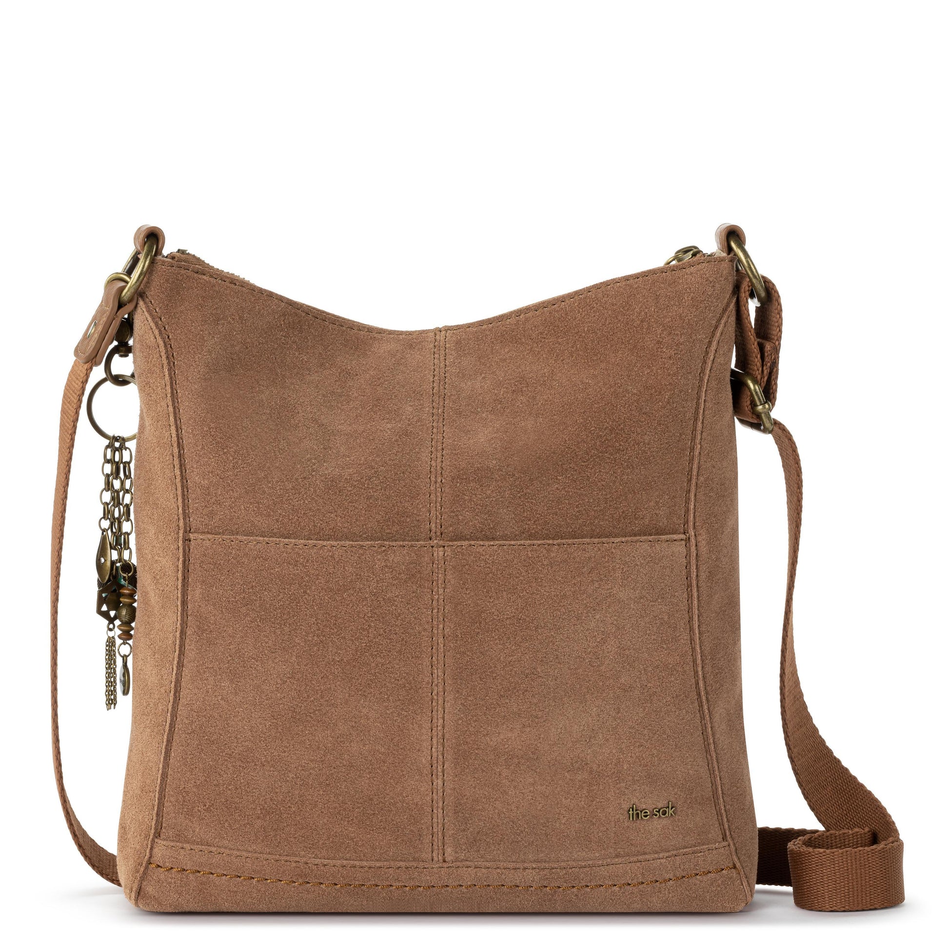 The Sak Lucia Crossbody Leather - |Tobacco Suede|