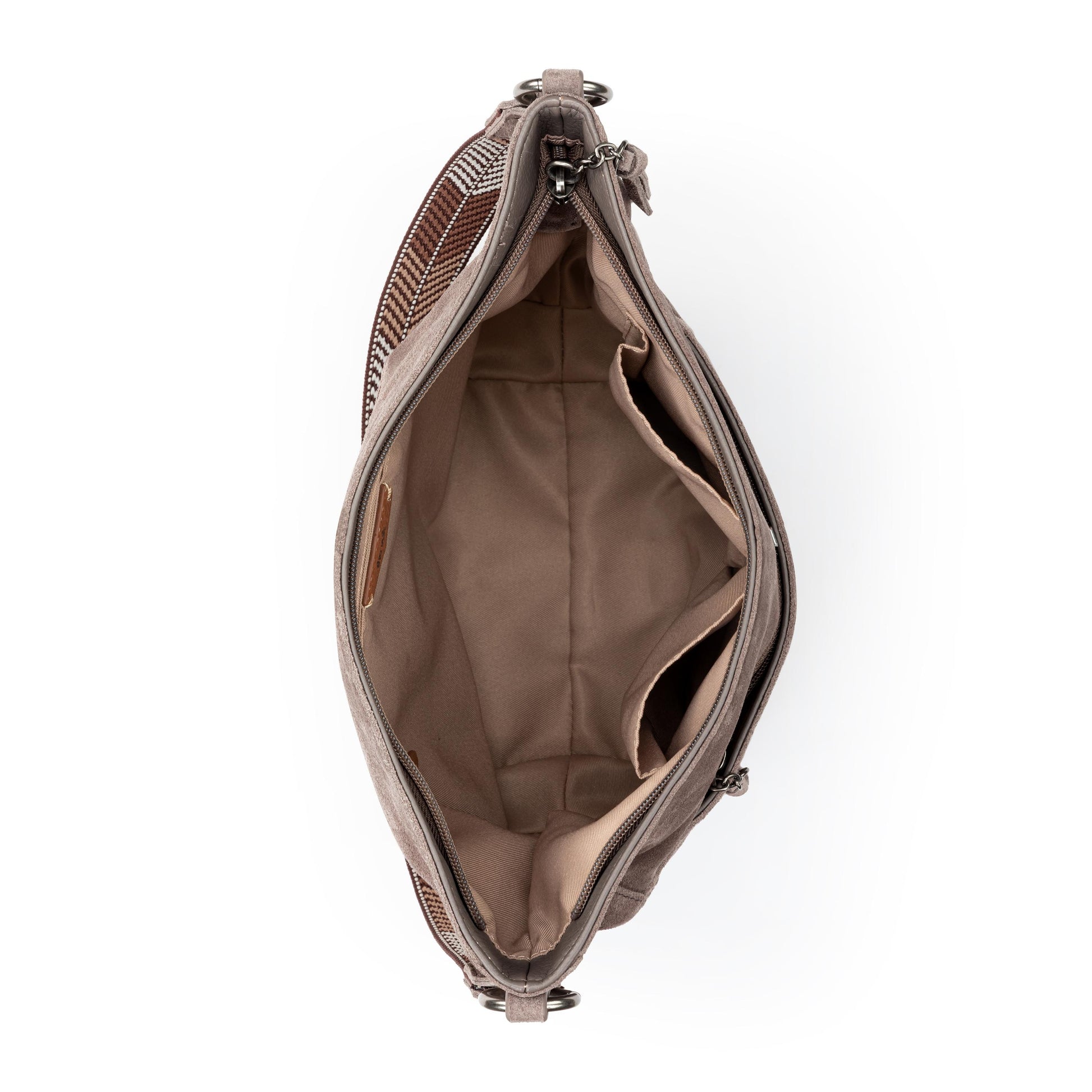 The Sak Lucia Hobo Leather - |Mushroom Suede|