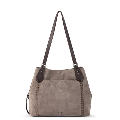The Sak Melrose Satchel - Leather - Mushroom Suede