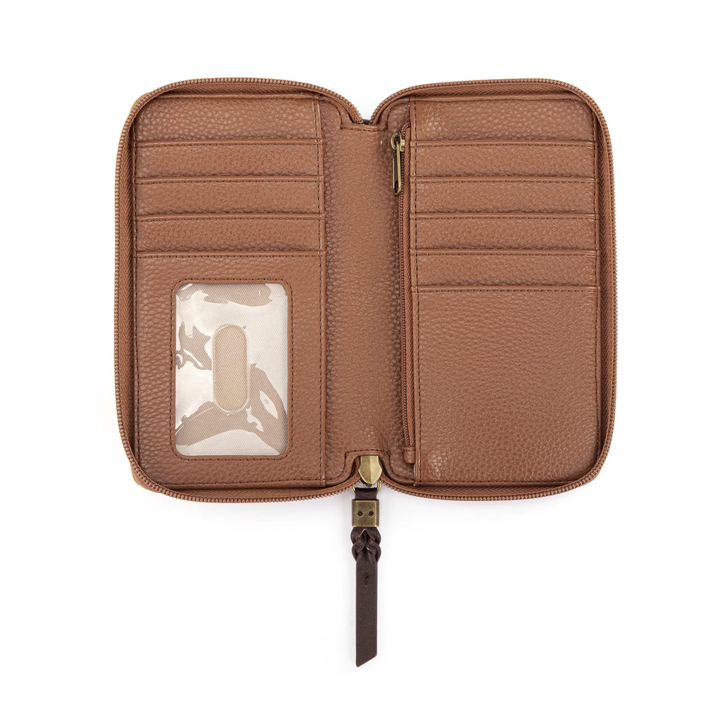 The Sak Silverlake Smartphone Wallet - Leather - Tobacco Suede