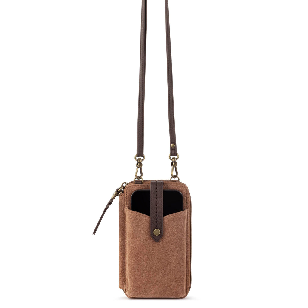 The Sak Silverlake Smartphone Wallet - Leather - Tobacco Suede