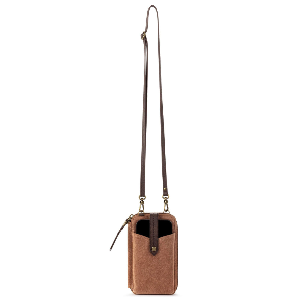 The Sak Silverlake Smartphone Wallet - Leather - Tobacco Suede