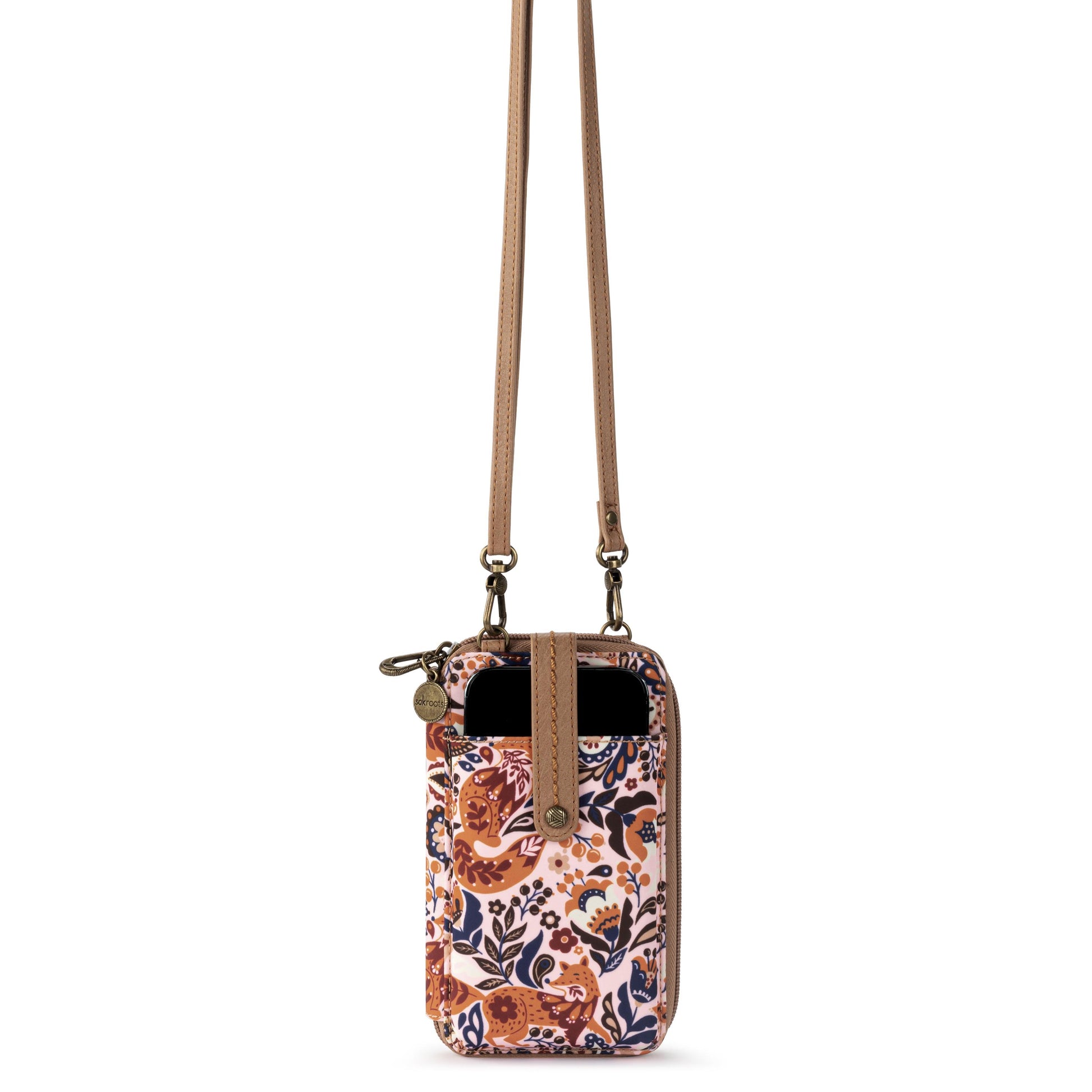 Sakroots Salinas Smartphone Crossbody EcoTwill - |Autumn Enchanted Forest|