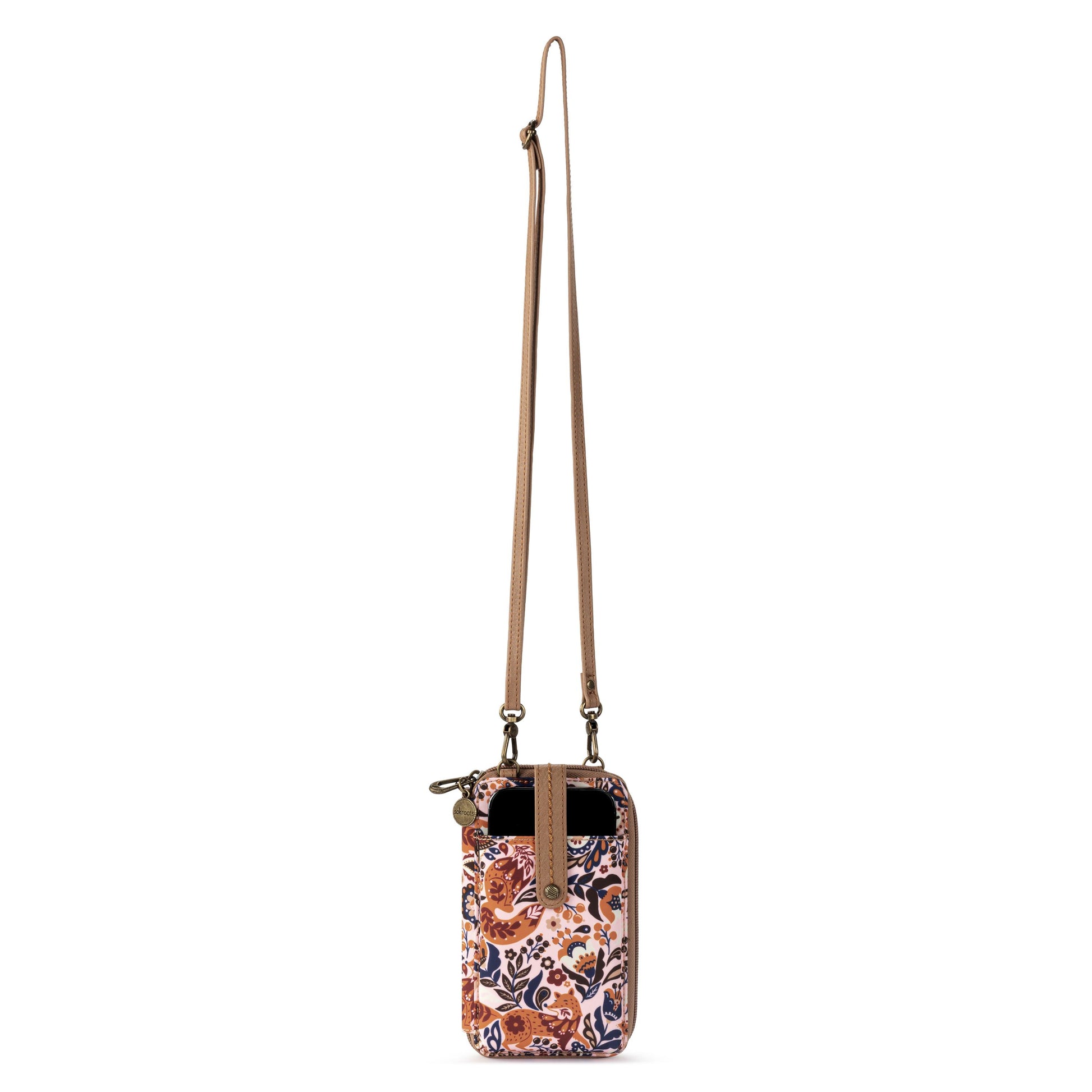 Sakroots Salinas Smartphone Crossbody EcoTwill - |Autumn Enchanted Forest|