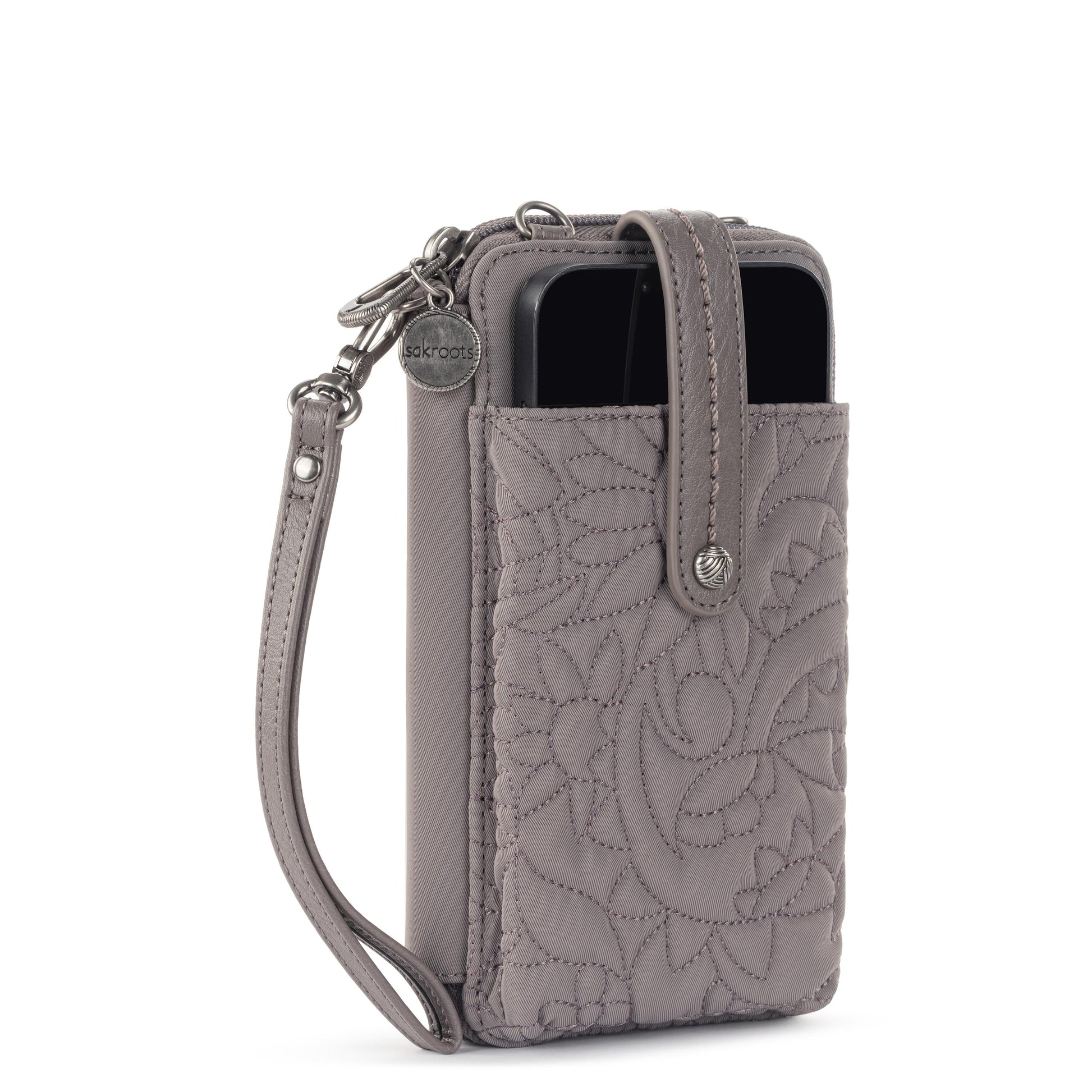 Sakroots Salinas Smartphone Crossbody EcoTwill - |Mushroom Spirit Desert Quilted|