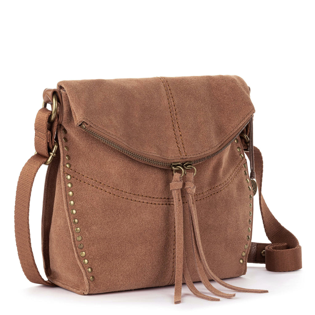 The Sak Silverlake Flap Crossbody - Leather - Tobacco Suede
