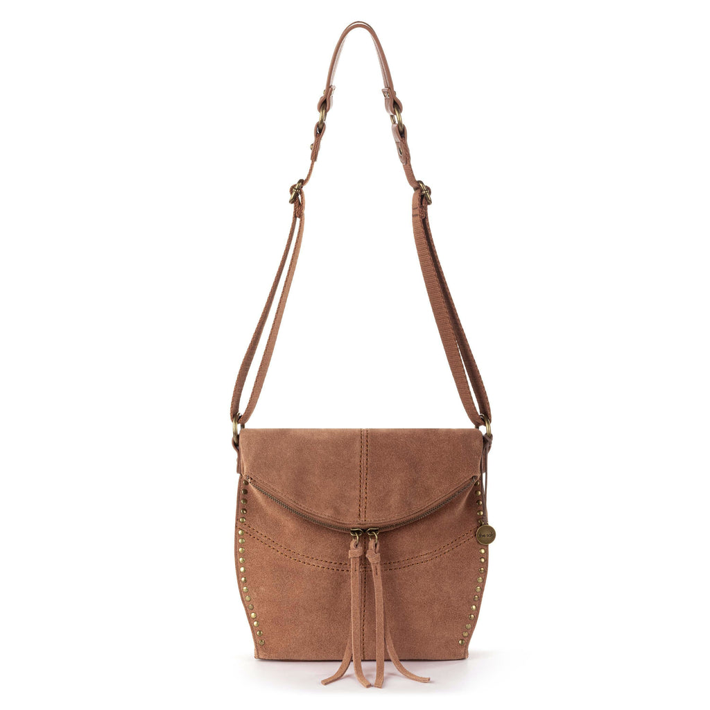 The Sak Silverlake Flap Crossbody - Leather - Tobacco Suede