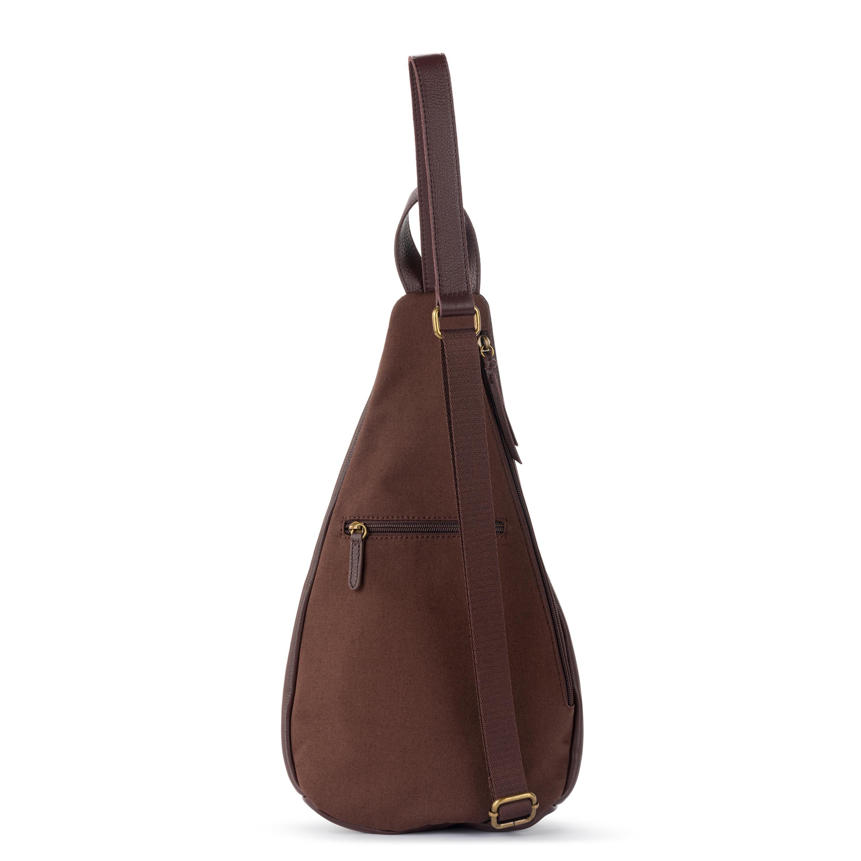 The Sak Geo Sling Backpack - Leather - Mahogany