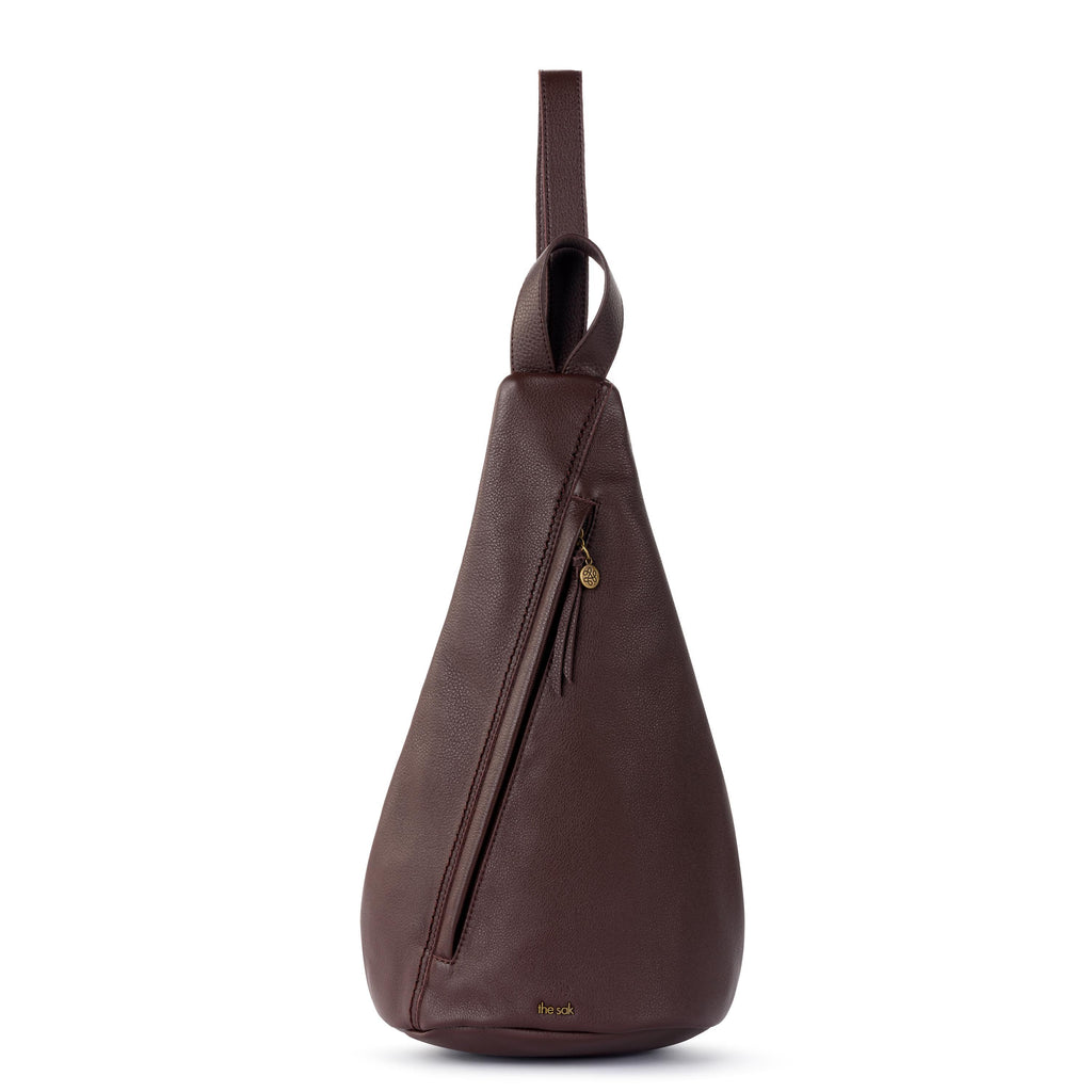 The Sak Geo Sling Backpack - Leather - Mahogany