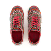 Asha Sneaker - Hand Crochet - Sunset Stripe