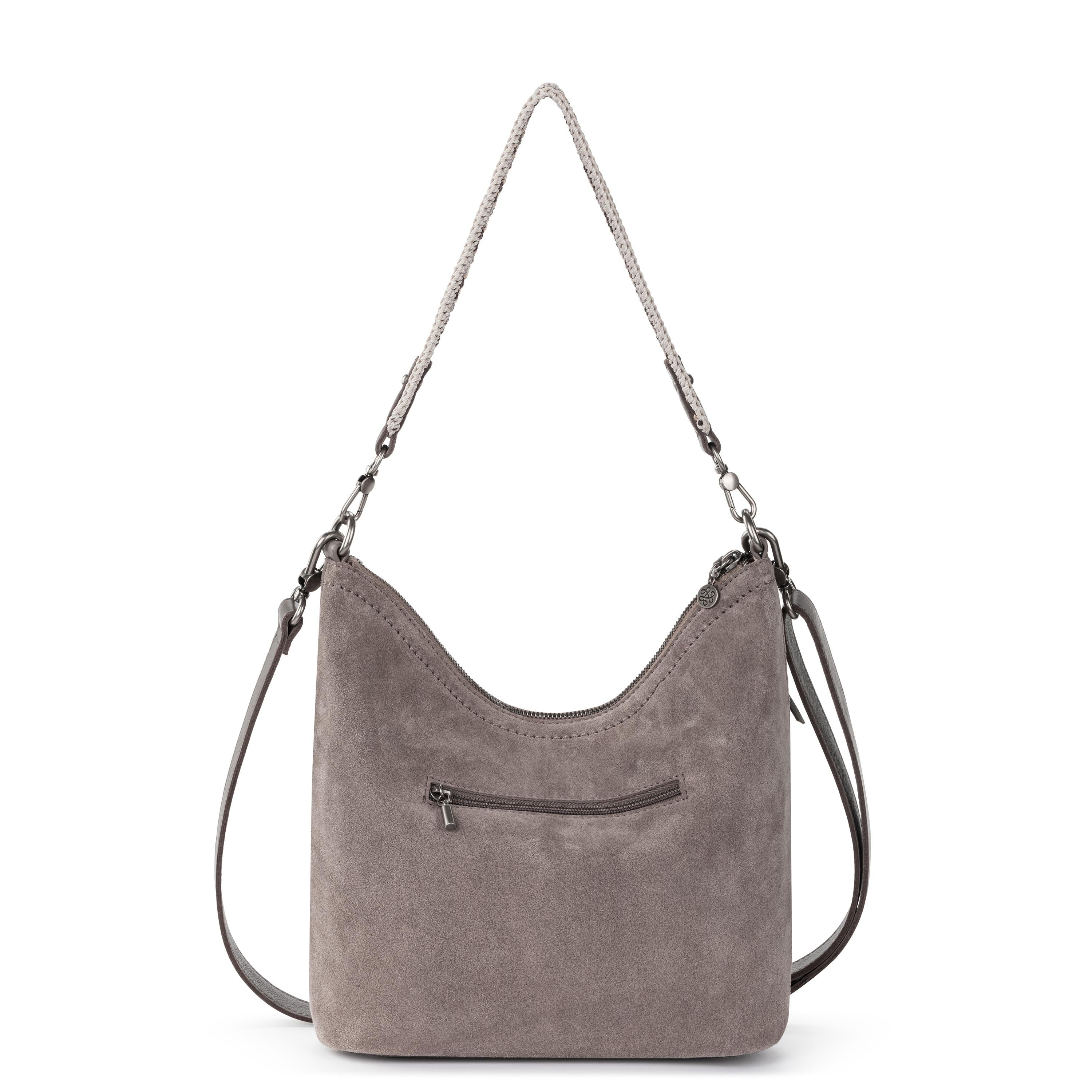 The Sak Jasmine Bucket Crossbody - Leather - Mushroom Suede