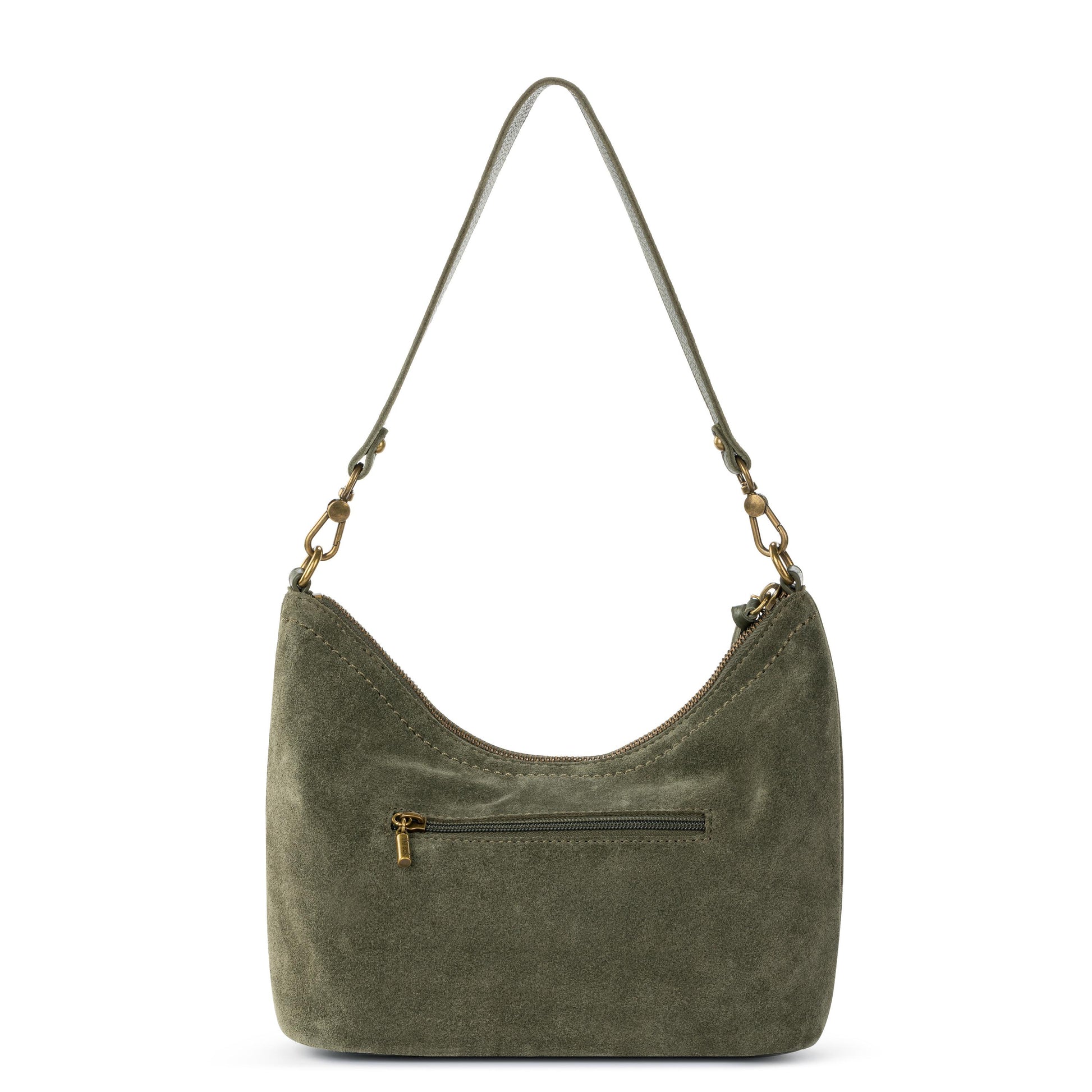 The Sak Jasmine Small Hobo Leather - |Moss Suede|