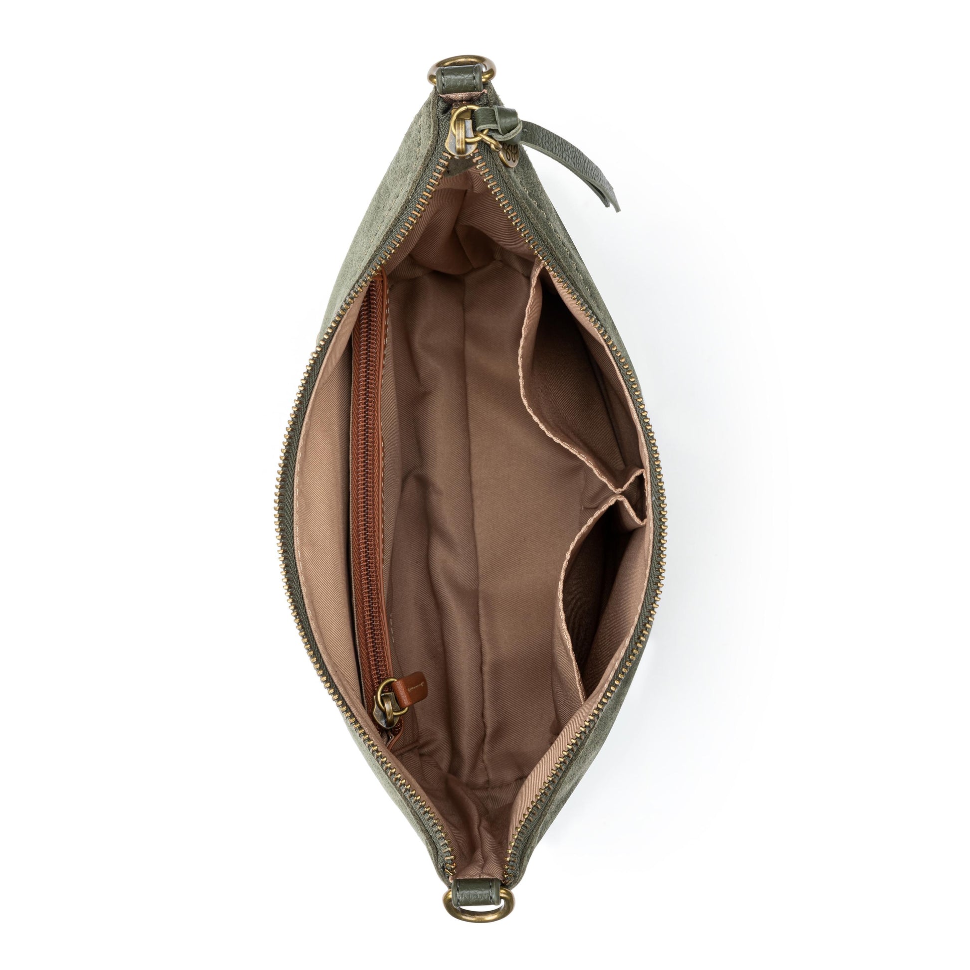 The Sak Jasmine Small Hobo Leather - |Moss Suede|