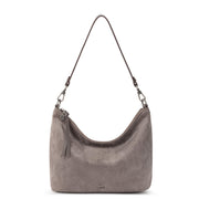 Jasmine Small Hobo - Leather - Mushroom Suede
