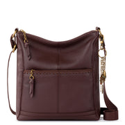 Lucia Crossbody - Leather - Mahogany Stitch