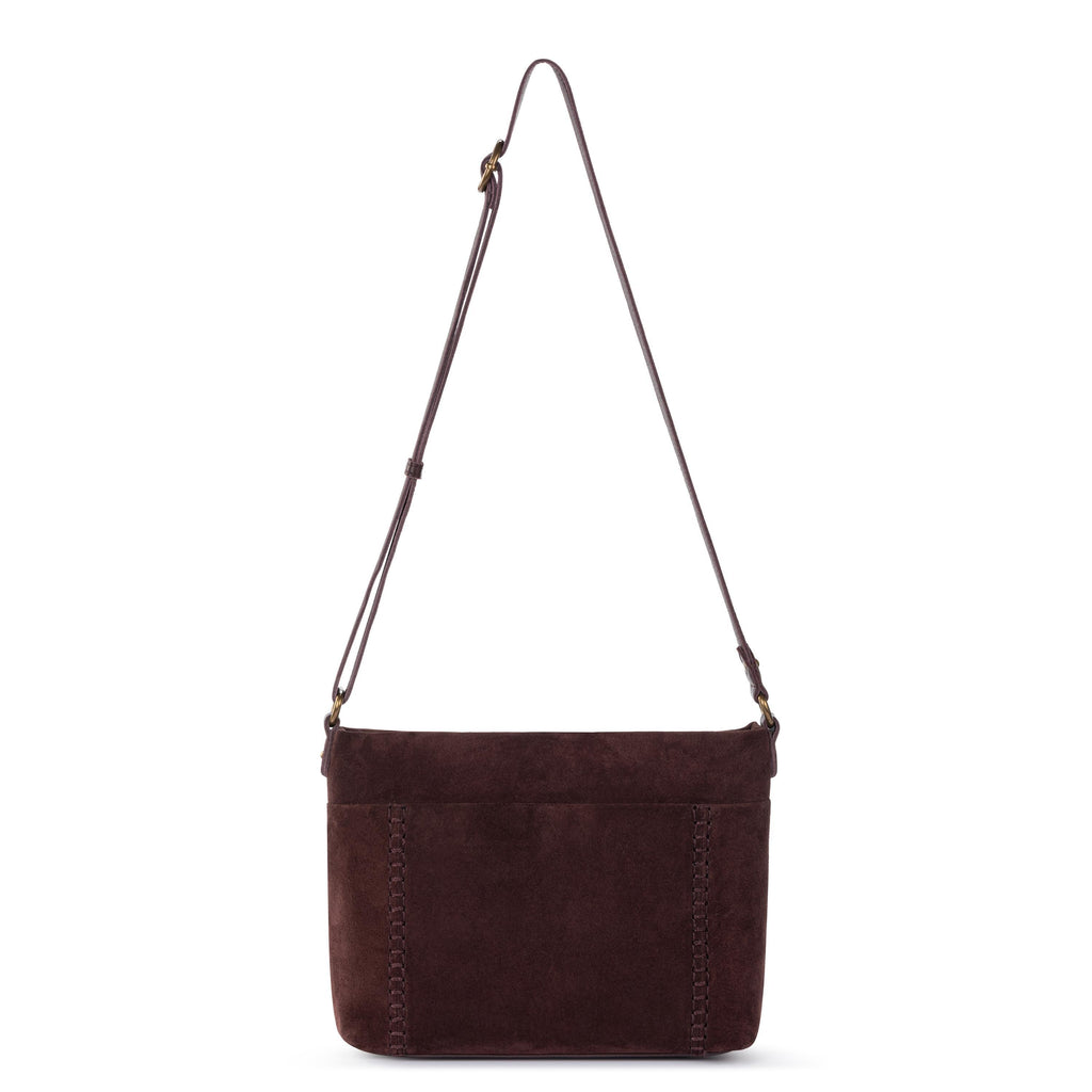 The Sak Melrose Crossbody - Leather - Mahogany Suede