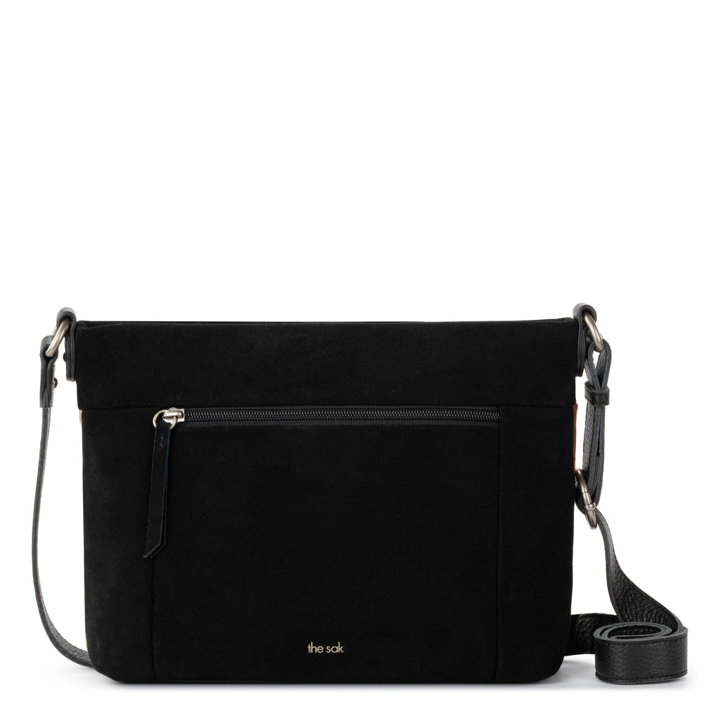 The Sak Melrose Crossbody - Leather - Neutral Suede Block