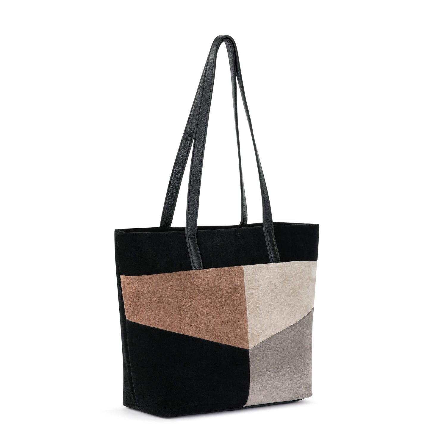 The Sak Metro Tote Leather - |Neutral Suede Block|