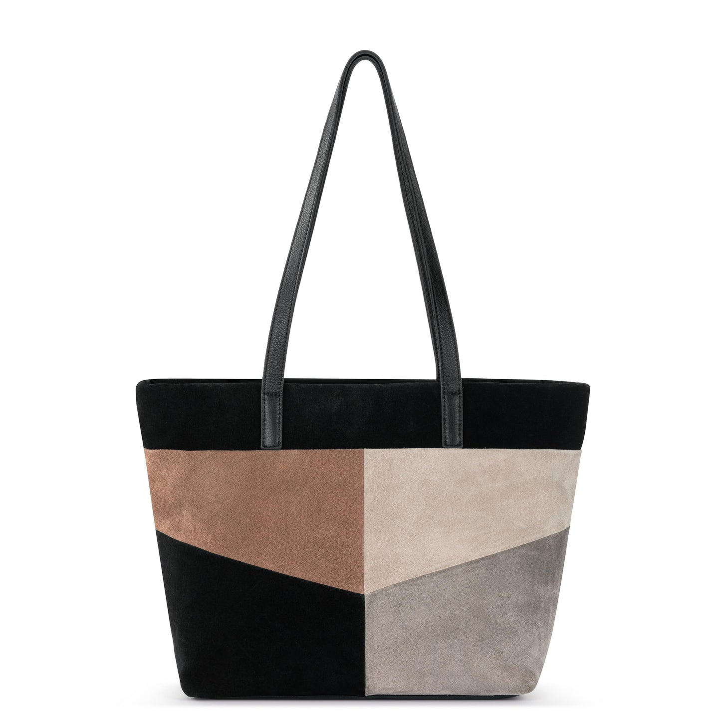 The Sak Metro Tote Leather - |Neutral Suede Block|