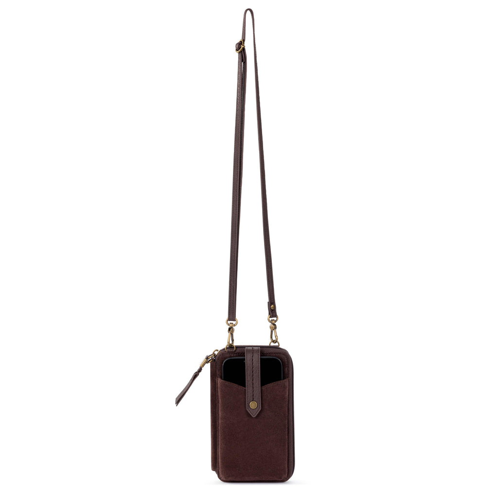 The Sak Silverlake Smartphone Wallet - Leather - Mahogany Suede