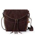 The Sak Silverlake Flap Crossbody - Leather - Mahogany Suede