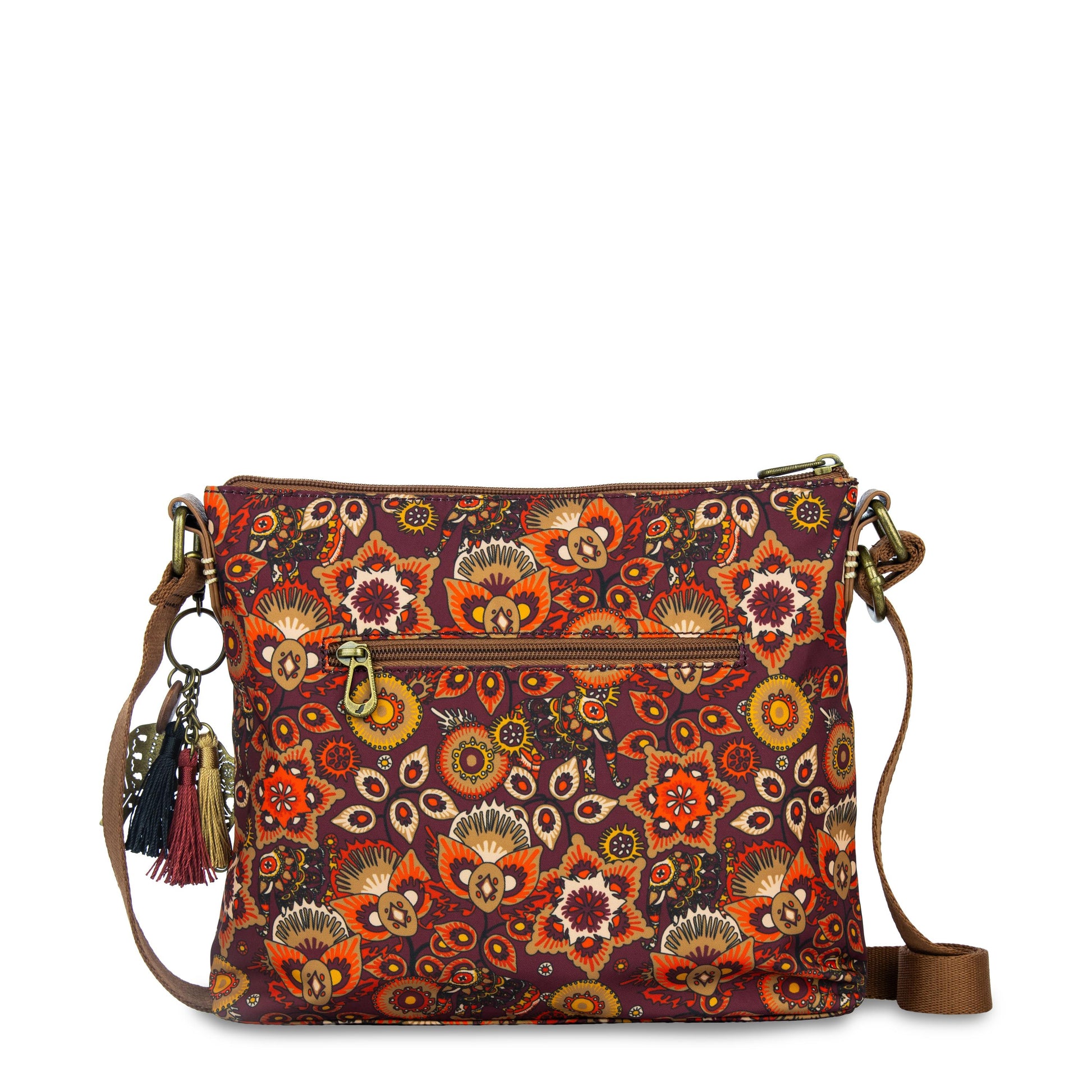 Sakroots Basic Crossbody EcoTwill - |Scarlet Tapestry|