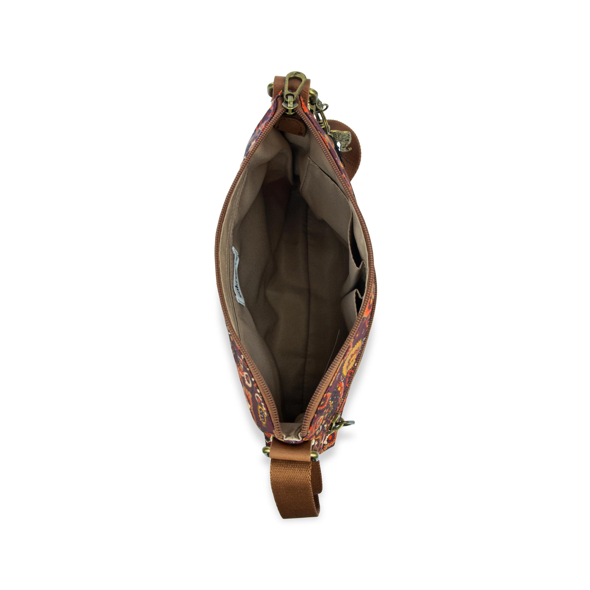 Sakroots Basic Crossbody EcoTwill - |Scarlet Tapestry|