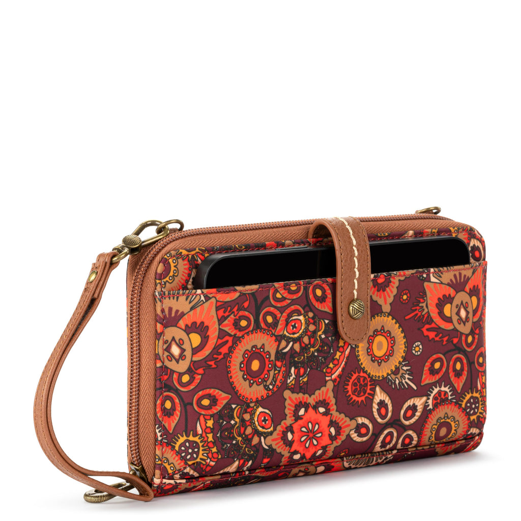 Sakroots Smartphone Wallet - EcoTwill - Scarlet Tapestry