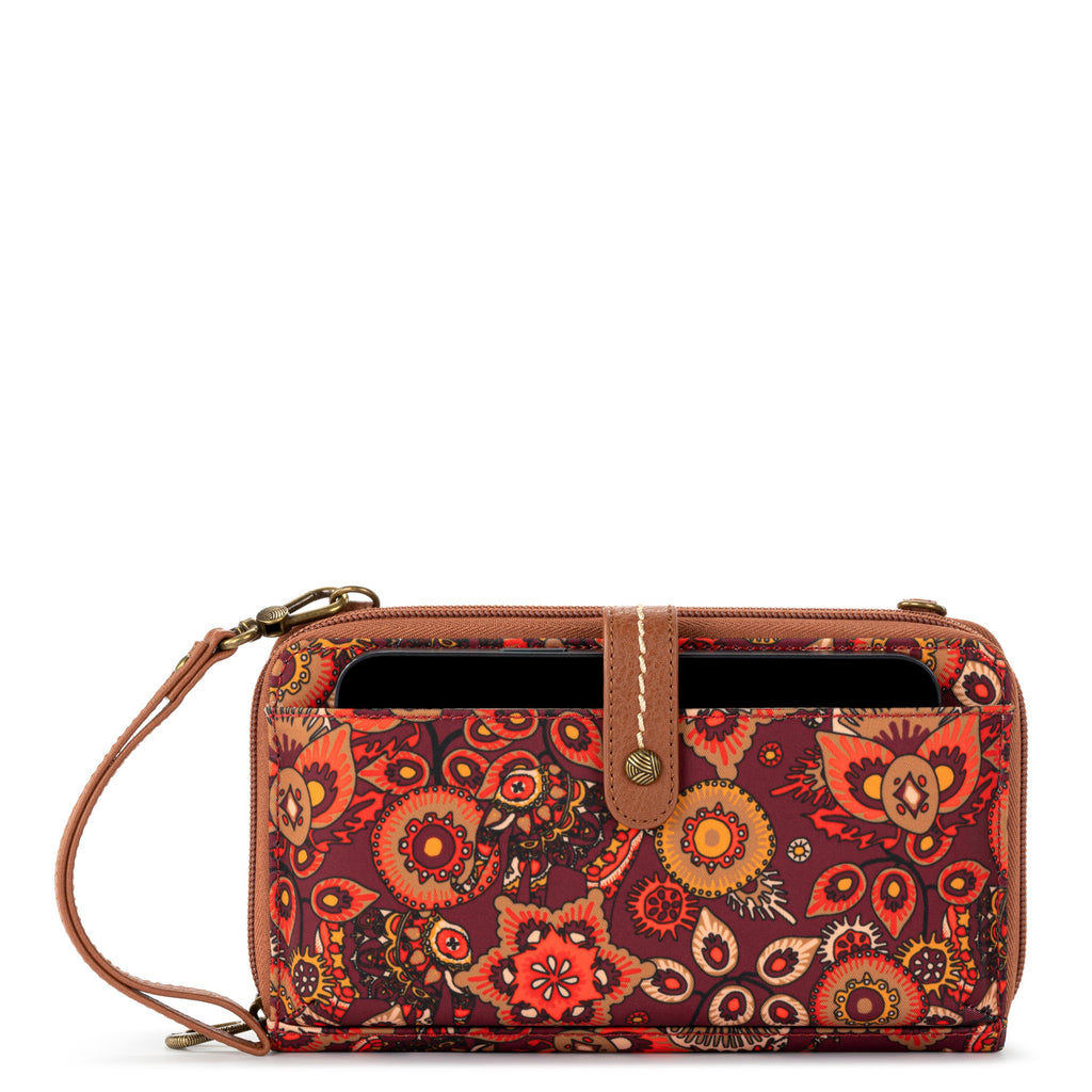 Sakroots Smartphone Wallet - EcoTwill - Scarlet Tapestry