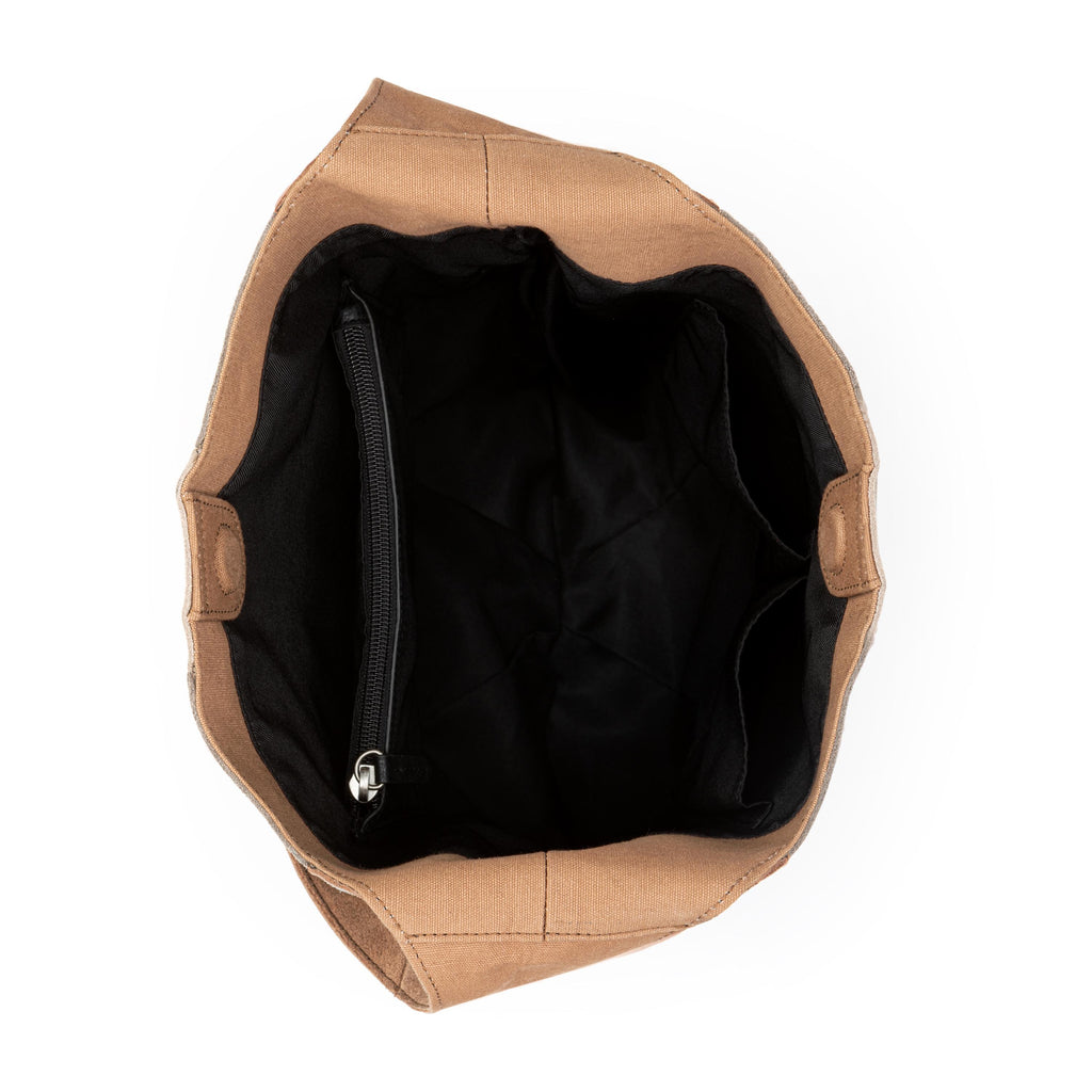 The Sak 120 Hobo - Leather - Neutral Suede Block