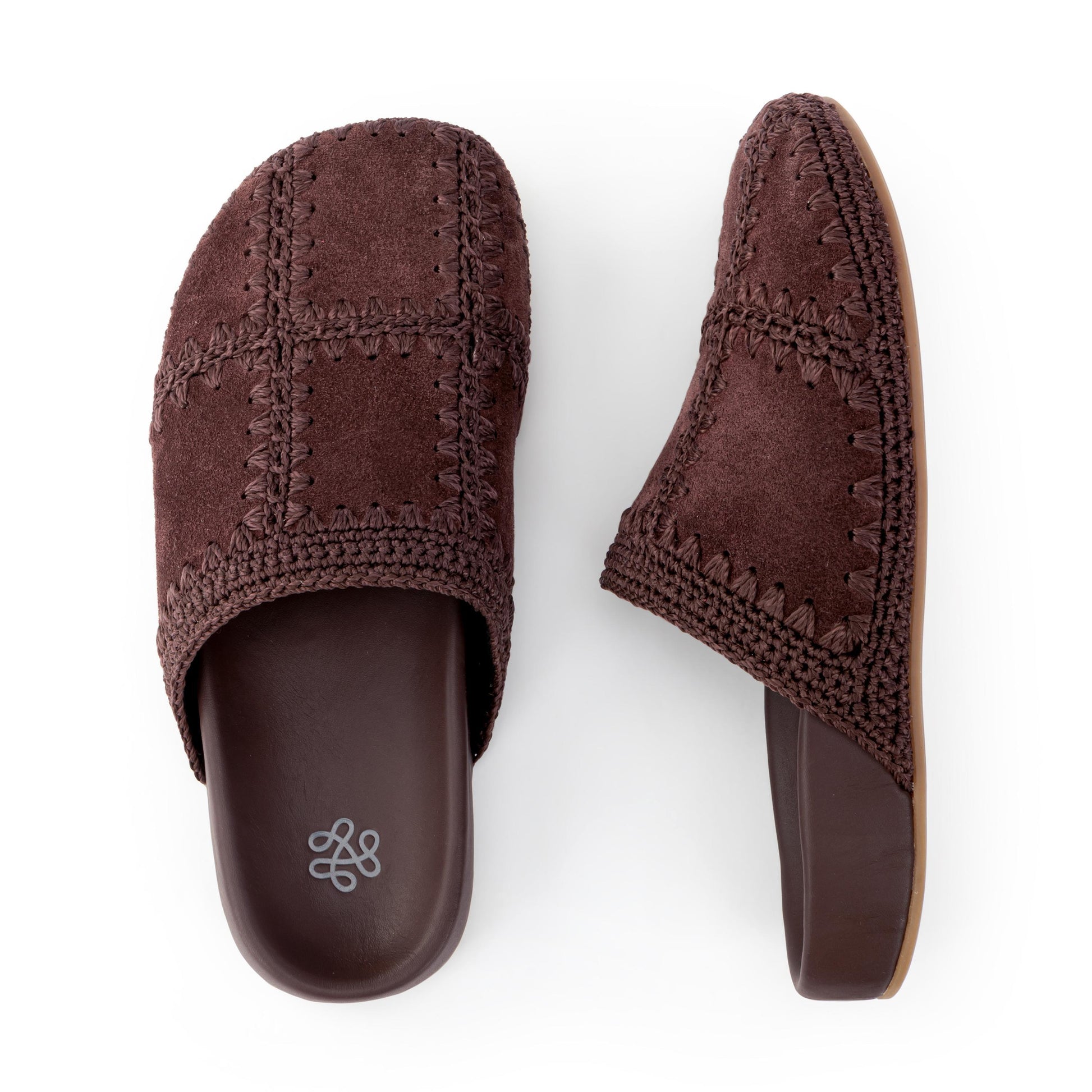 The Sak Bolinas Clog Leather - |Mahogany Suede Patch|