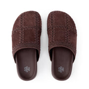 Bolinas Clog - Leather - Mahogany Suede Patch