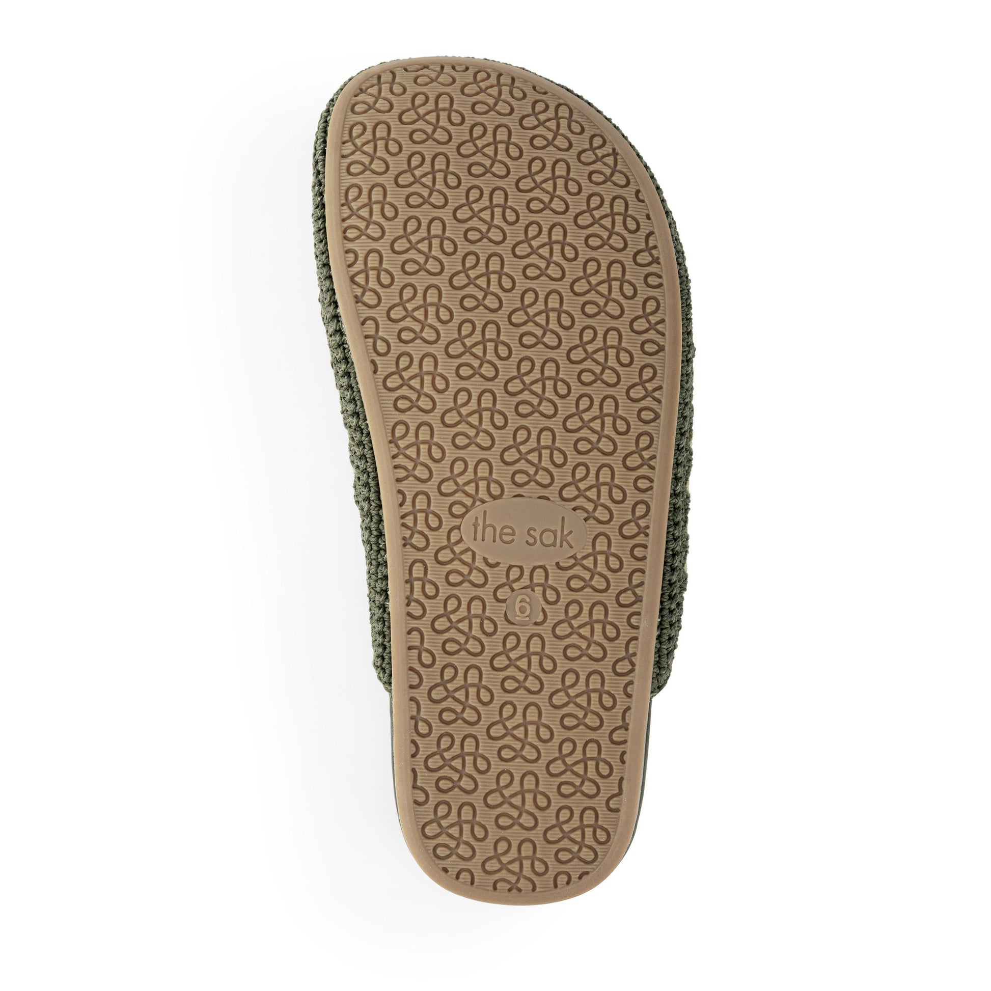 The Sak Bolinas Clog Leather - |Moss Suede Patch|