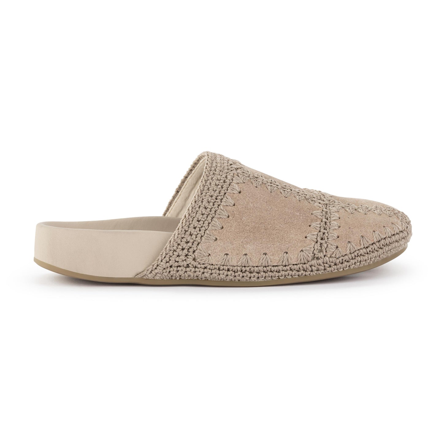 The Sak Bolinas Clog Leather - |Sand Suede Patch|