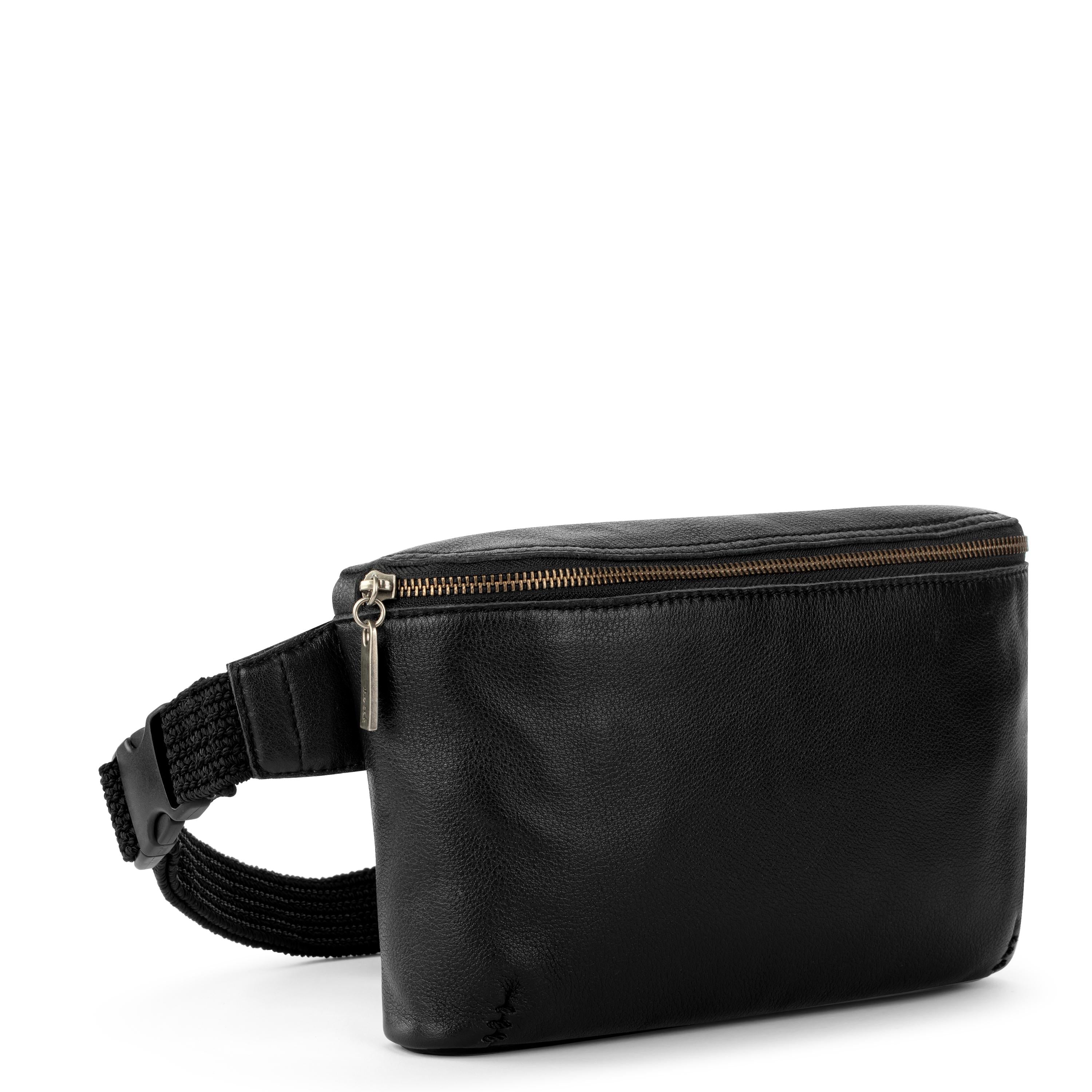The Sak Caraway Large Belt Bag - Leather - Black