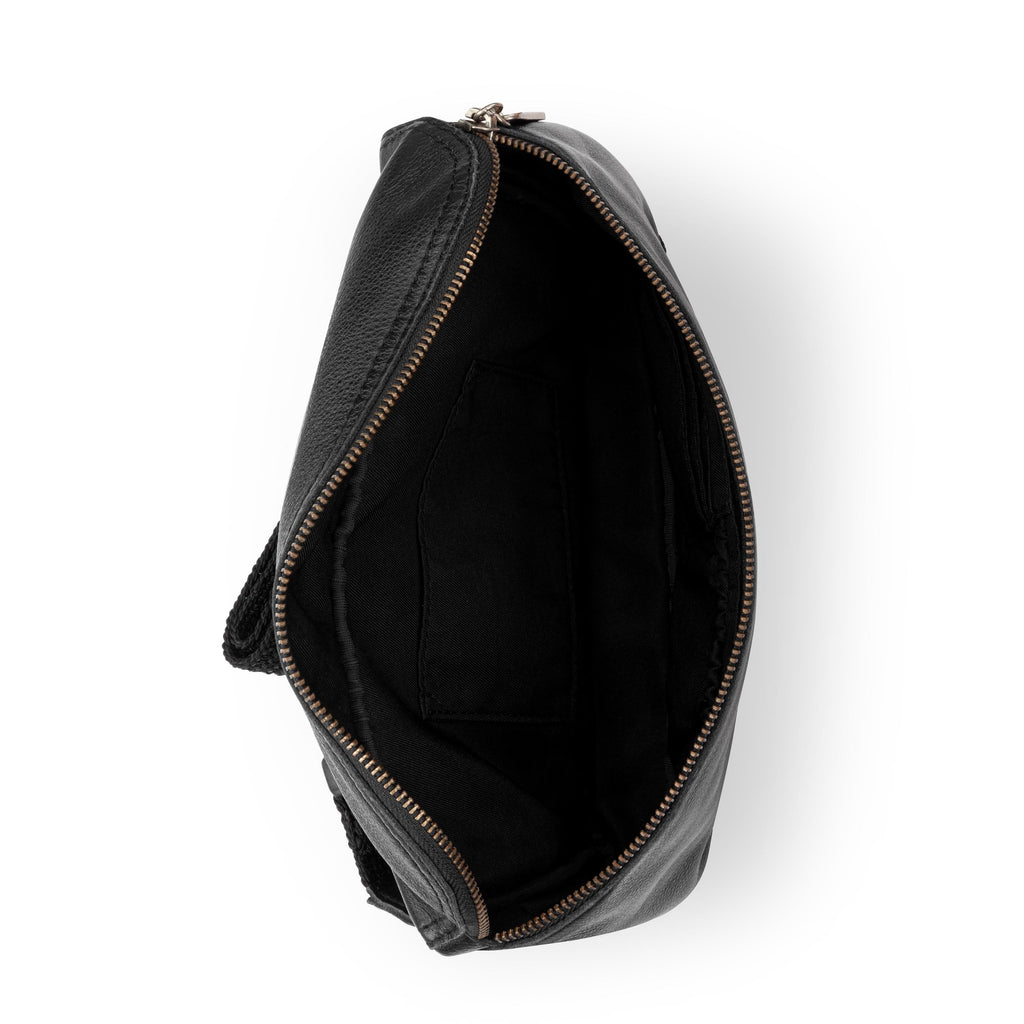 The Sak Caraway Large Belt Bag - Leather - Black