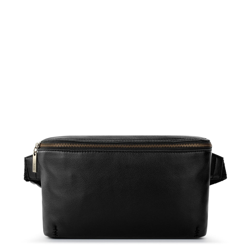 The Sak Caraway Large Belt Bag - Leather - Black